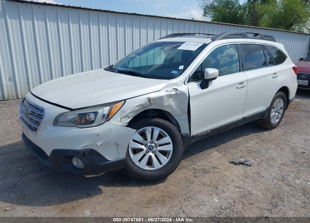 2017 SUBARU OUTBACK 2.5I PREMIUM VIN: 4S4BSADC4H3438815