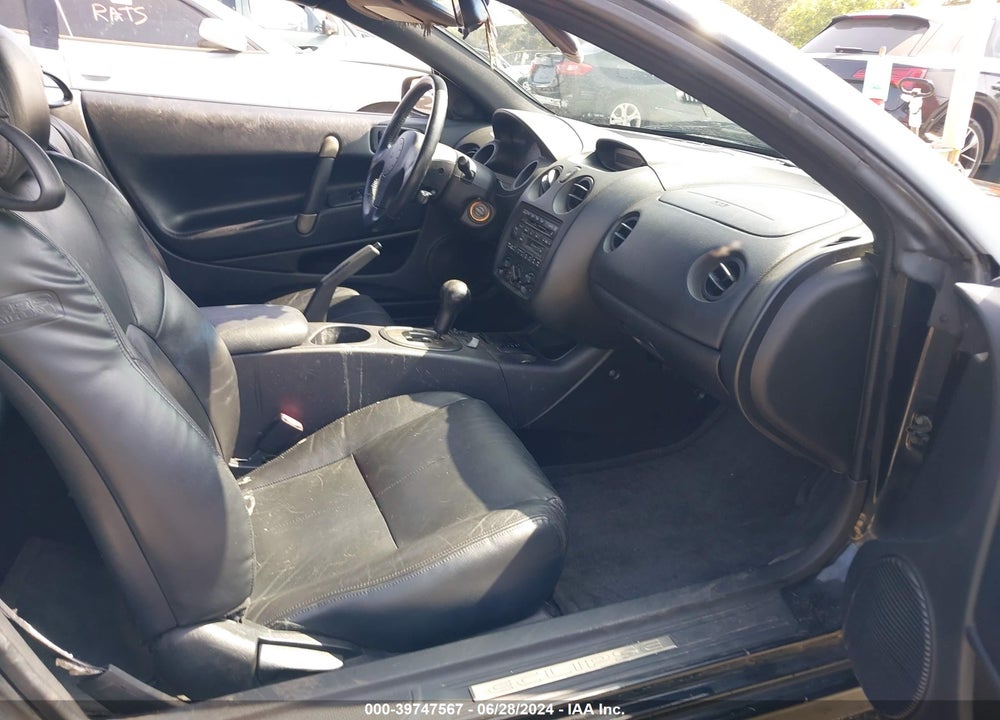 2001 MITSUBISHI ECLIPSE SPYDER GT VIN: 4A3AE85H41E124289