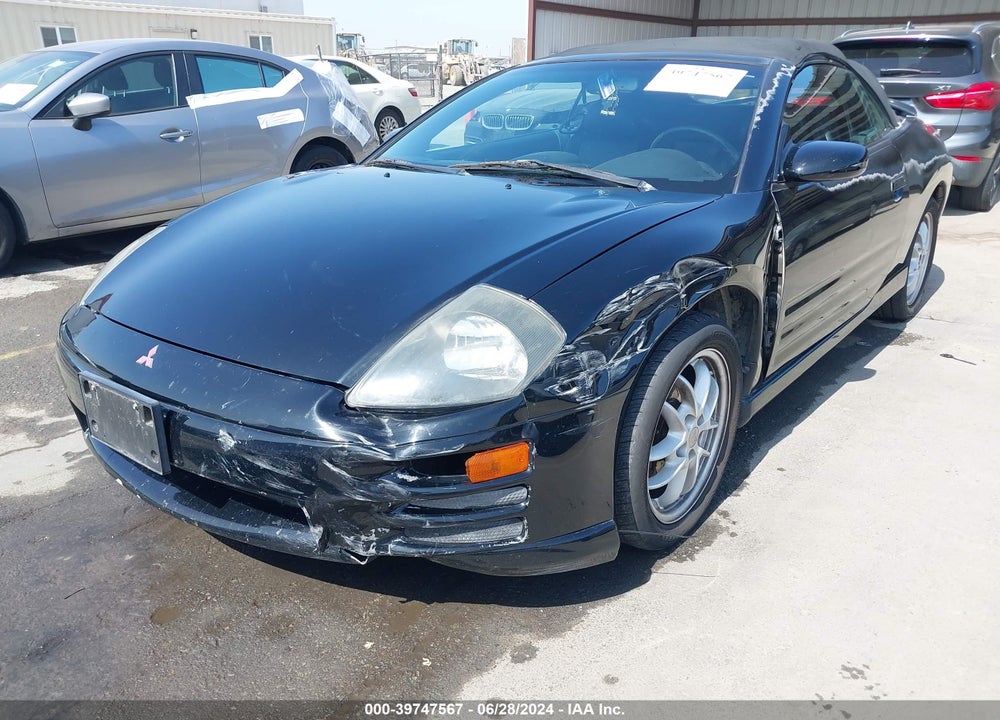 2001 MITSUBISHI ECLIPSE SPYDER GT VIN: 4A3AE85H41E124289