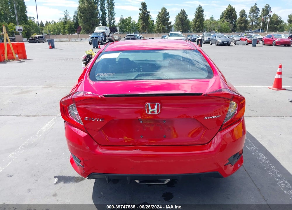 2019 HONDA CIVIC SPORT VIN: 2HGFC2F82KH503829