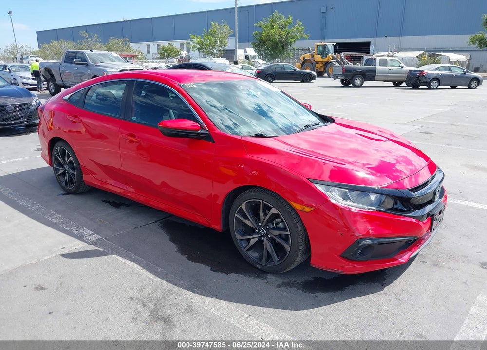 2019 HONDA CIVIC SPORT VIN: 2HGFC2F82KH503829
