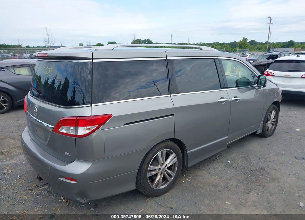 2012 NISSAN QUEST SL VIN: JN8AE2KP2C9032464