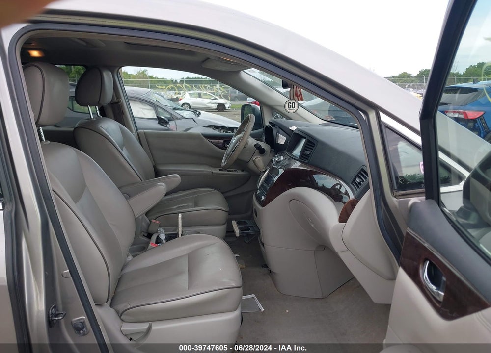 2012 NISSAN QUEST SL VIN: JN8AE2KP2C9032464