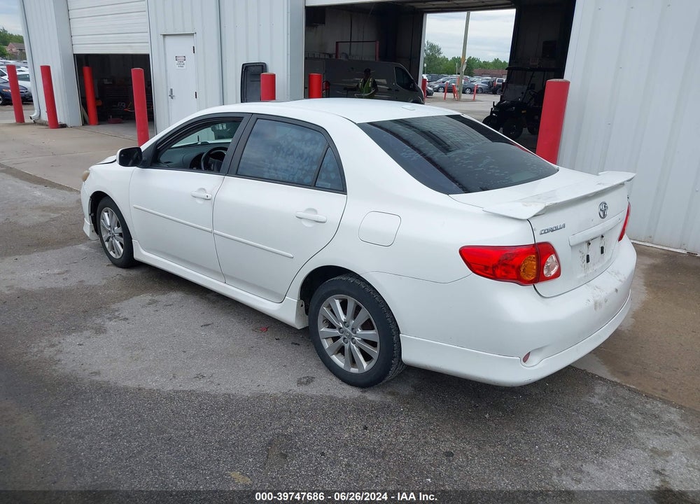 2009 TOYOTA COROLLA S VIN: 1NXBU40E89Z086742
