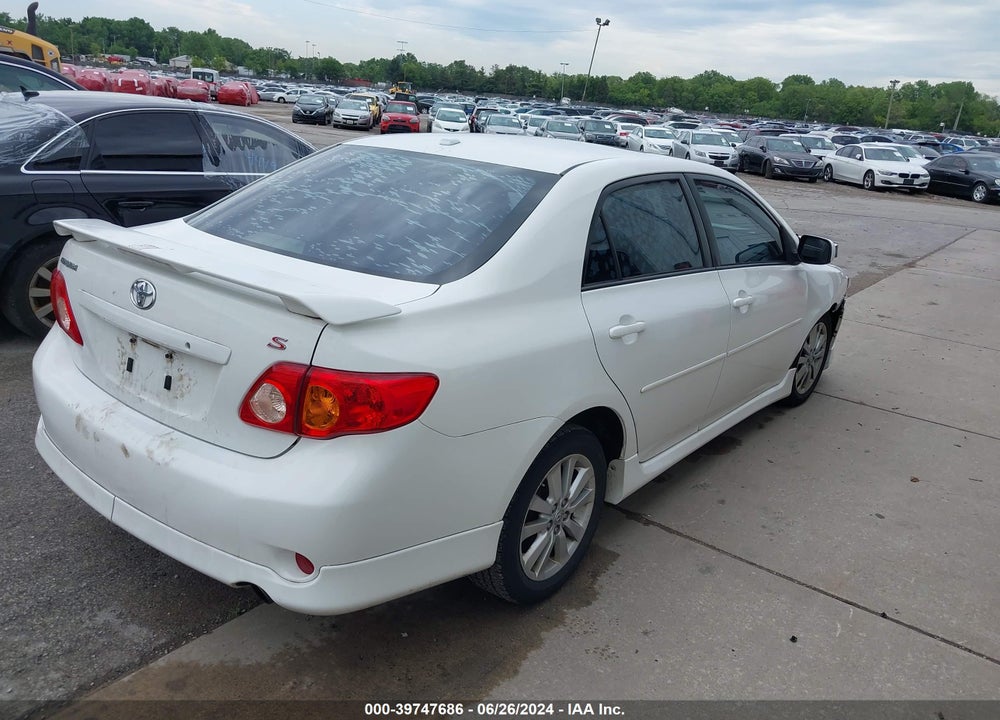 2009 TOYOTA COROLLA S VIN: 1NXBU40E89Z086742