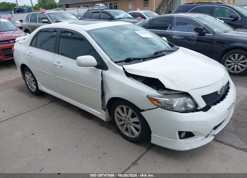 2009 TOYOTA COROLLA S VIN: 1NXBU40E89Z086742