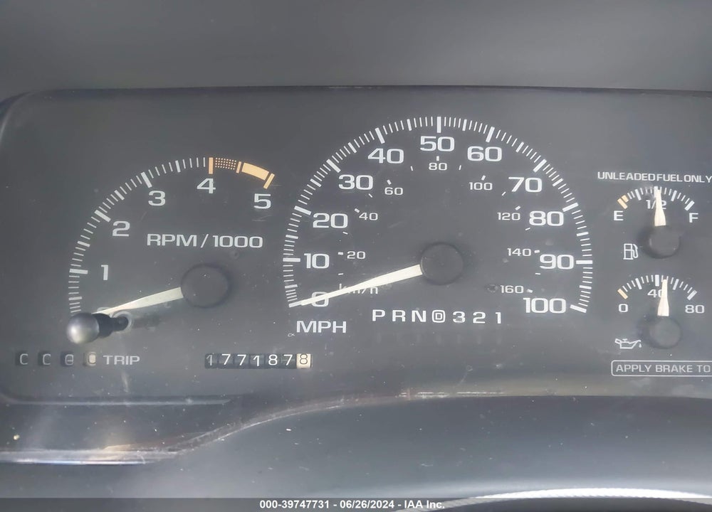 1995 GMC SIERRA C1500 VIN: 1GTEC14H6SZ502500
