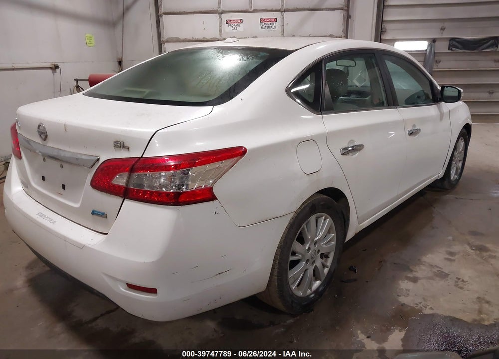 2013 NISSAN SENTRA SL VIN: 3N1AB7AP6DL647534