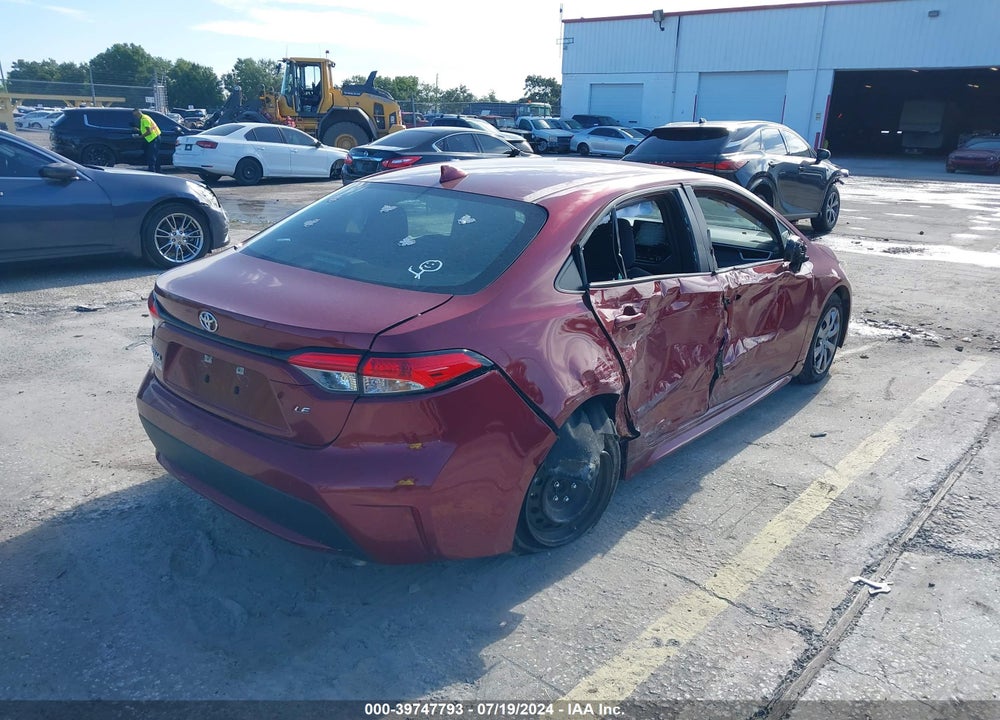 2022 TOYOTA COROLLA LE VIN: 5YFEPMAE3NP390365