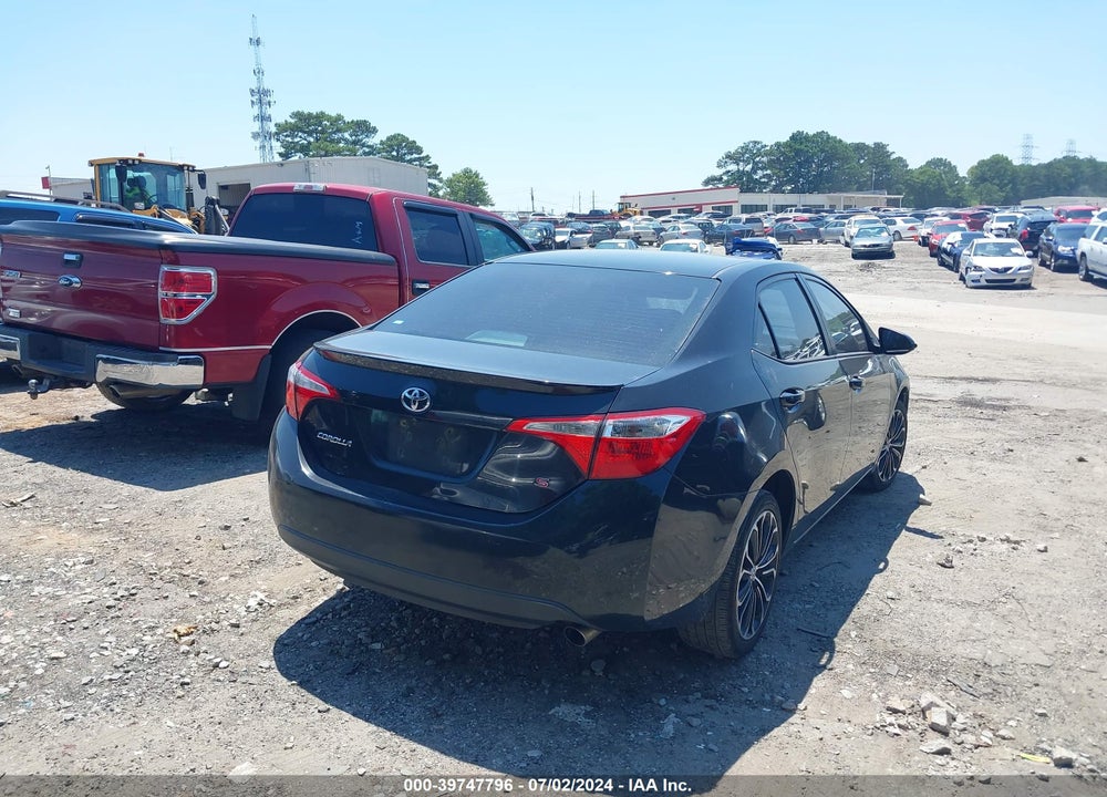 2016 TOYOTA COROLLA VIN: 2T1BURHE6GC554922