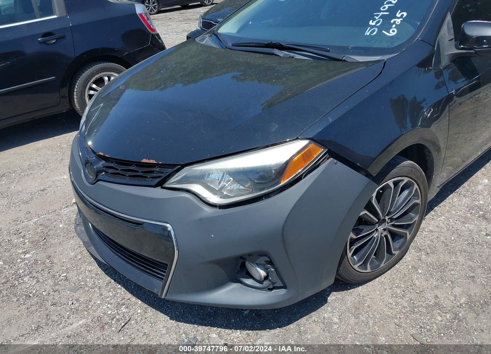 2016 TOYOTA COROLLA VIN: 2T1BURHE6GC554922