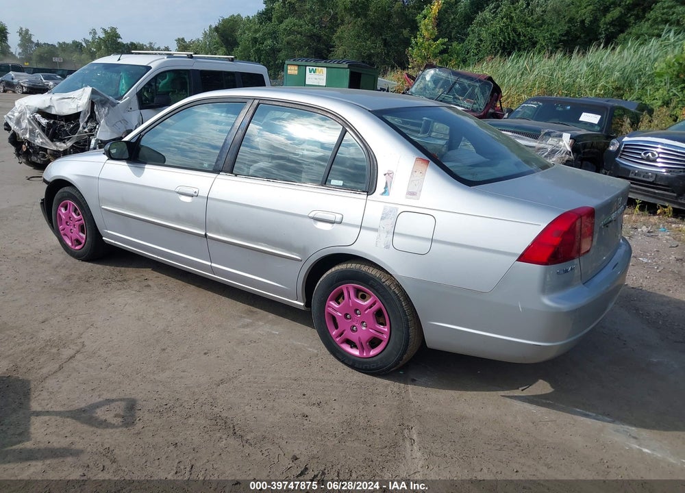 2002 HONDA CIVIC LX VIN: 1HGES16532L061306