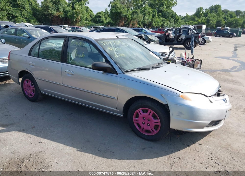 2002 HONDA CIVIC LX VIN: 1HGES16532L061306