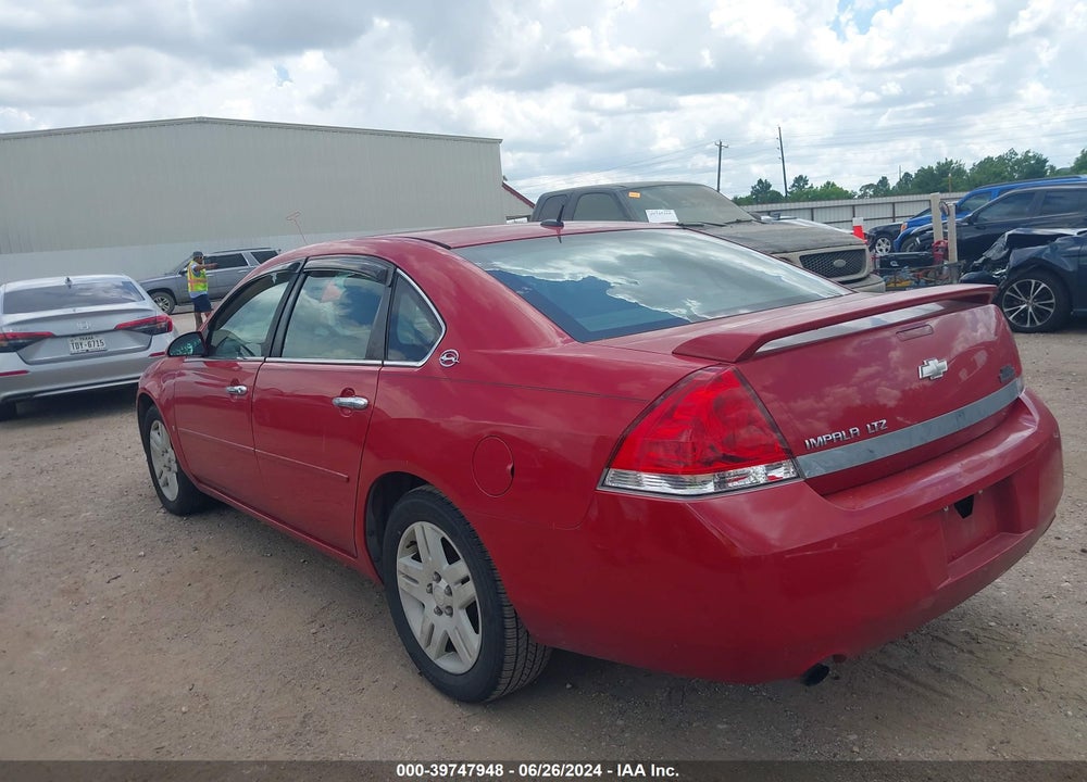2007 CHEVROLET IMPALA LTZ VIN: 2G1WU58R179374608
