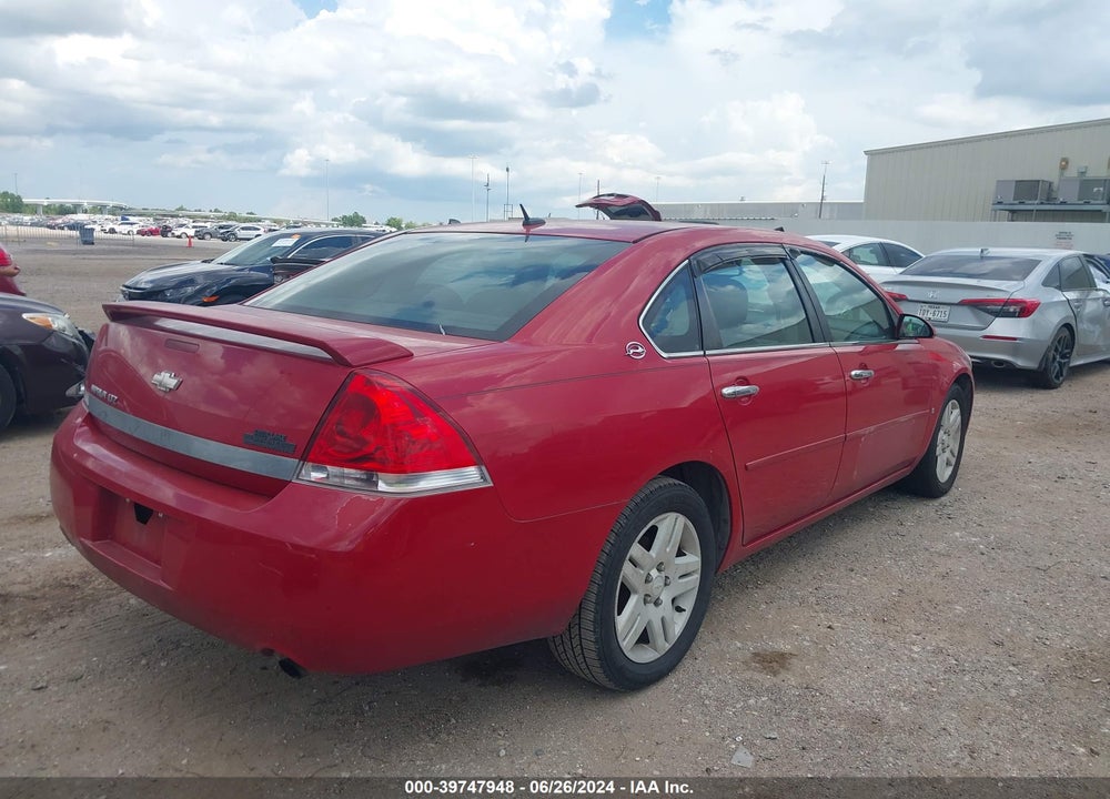 2007 CHEVROLET IMPALA LTZ VIN: 2G1WU58R179374608
