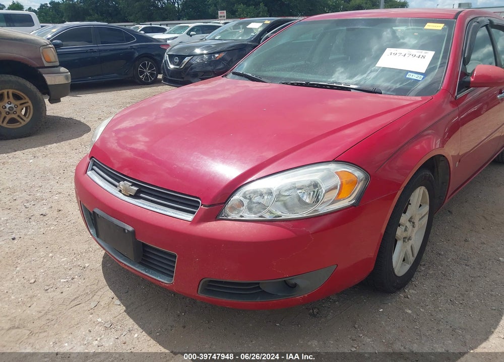 2007 CHEVROLET IMPALA LTZ VIN: 2G1WU58R179374608