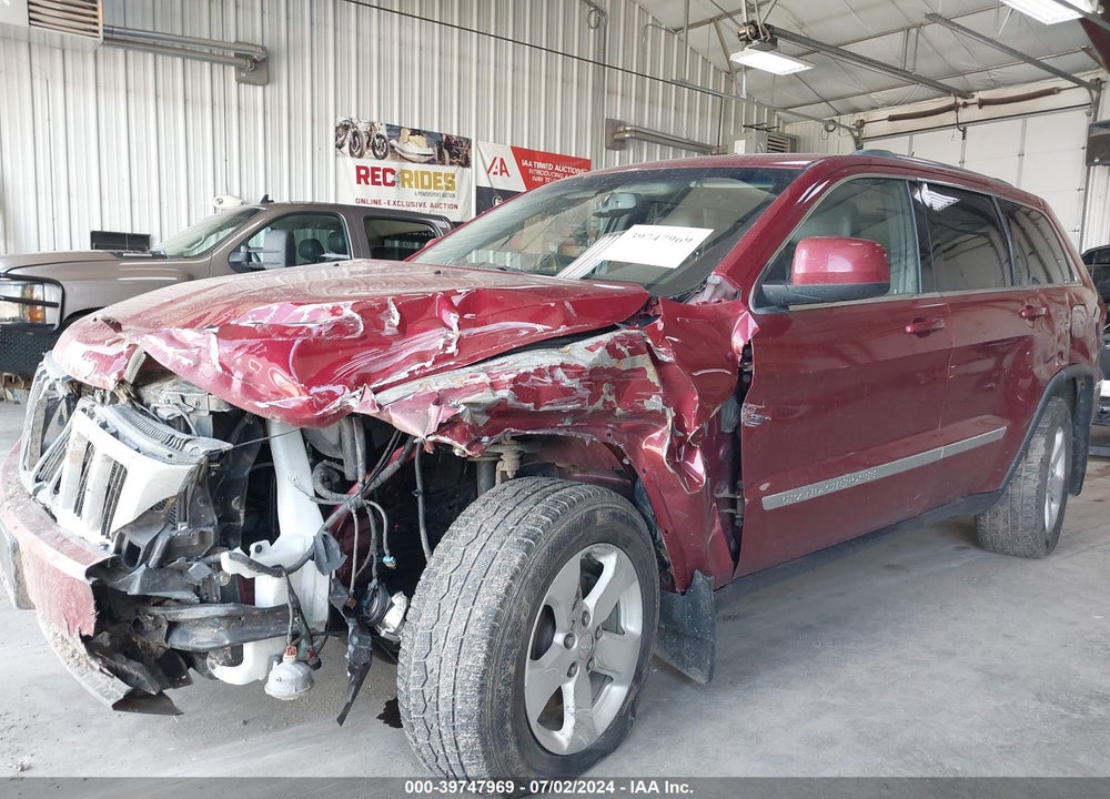 2012 JEEP GRAND CHEROKEE LAREDO VIN: 1C4RJFAG7CC114888