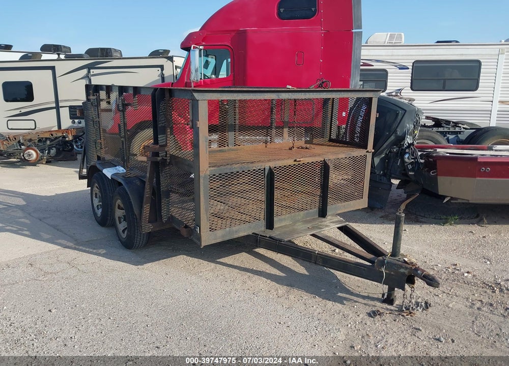 2001 HOMEMADE LANDSCAPE TRAILER 6X VIN: 44CPL10251T024345