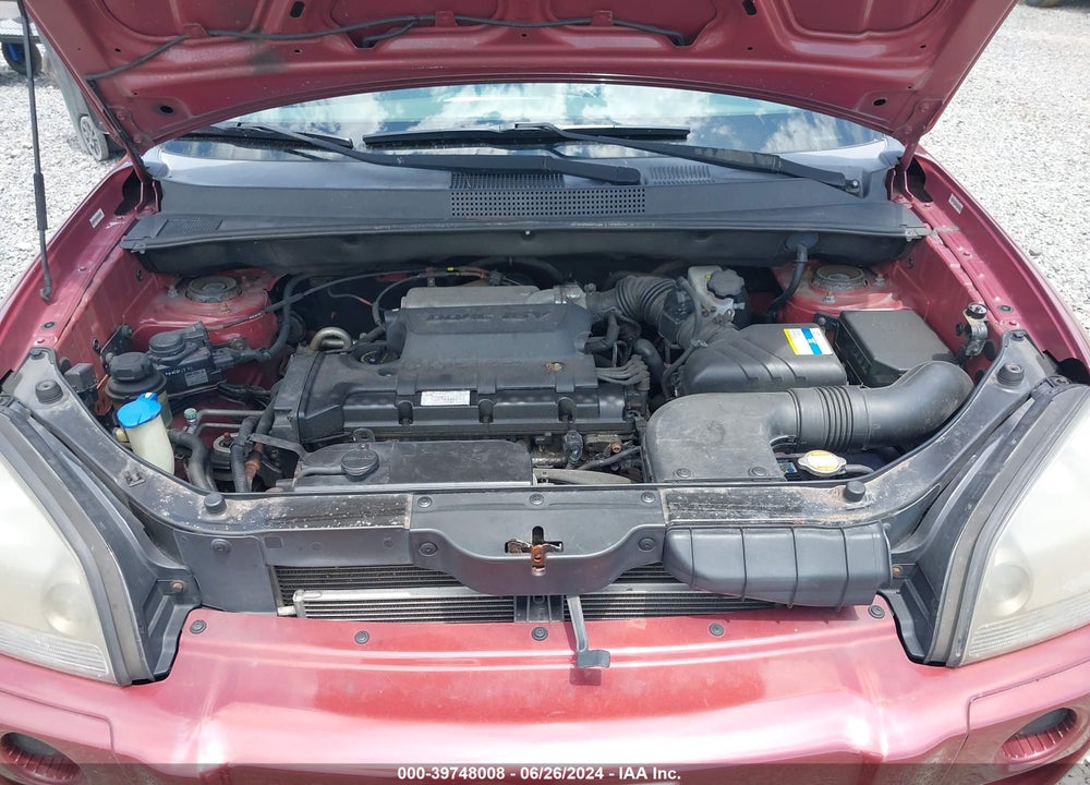 2008 HYUNDAI TUCSON GLS VIN: KM8JM12B88U875050