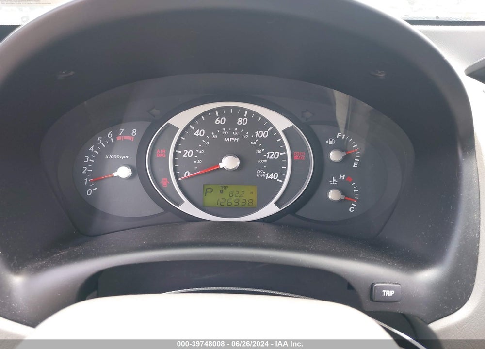 2008 HYUNDAI TUCSON GLS VIN: KM8JM12B88U875050