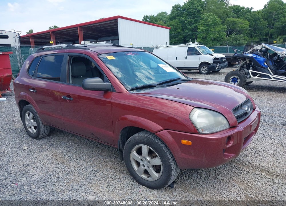 2008 HYUNDAI TUCSON GLS VIN: KM8JM12B88U875050