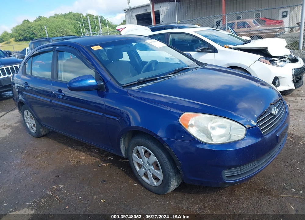2009 HYUNDAI ACCENT GLS VIN: KMHCN46C59U332072