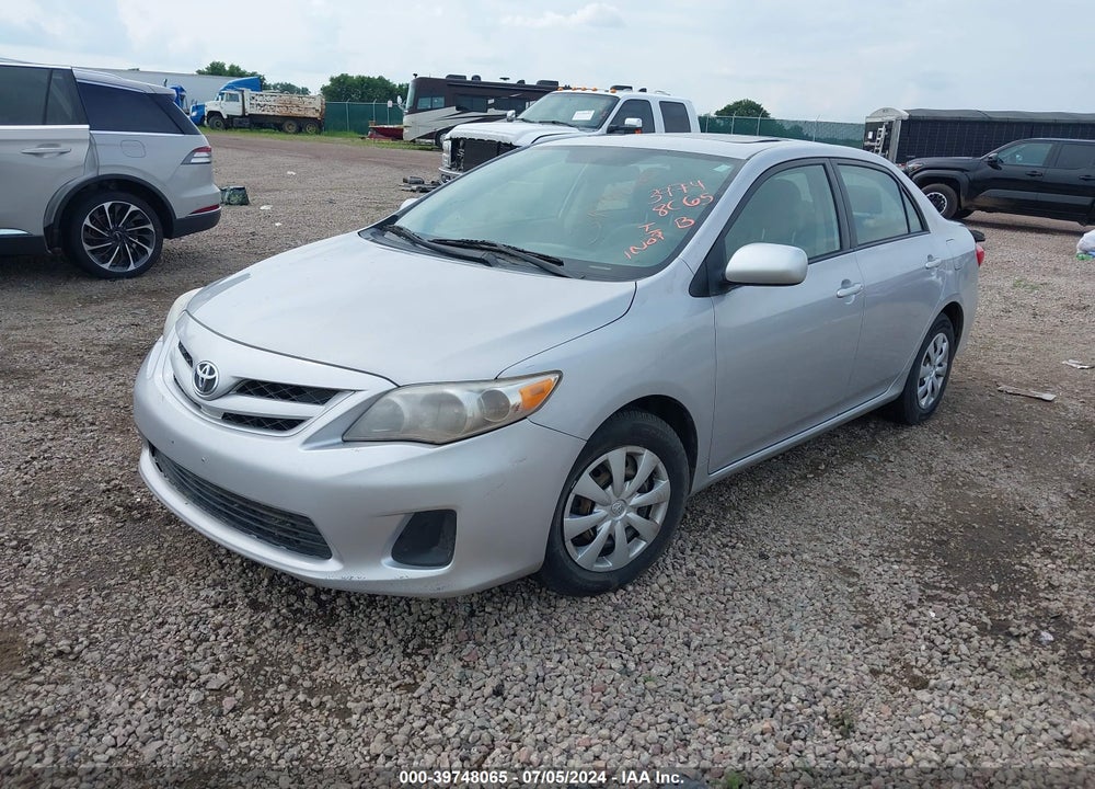 2011 TOYOTA COROLLA LE VIN: 2T1BU4EE9BC744228