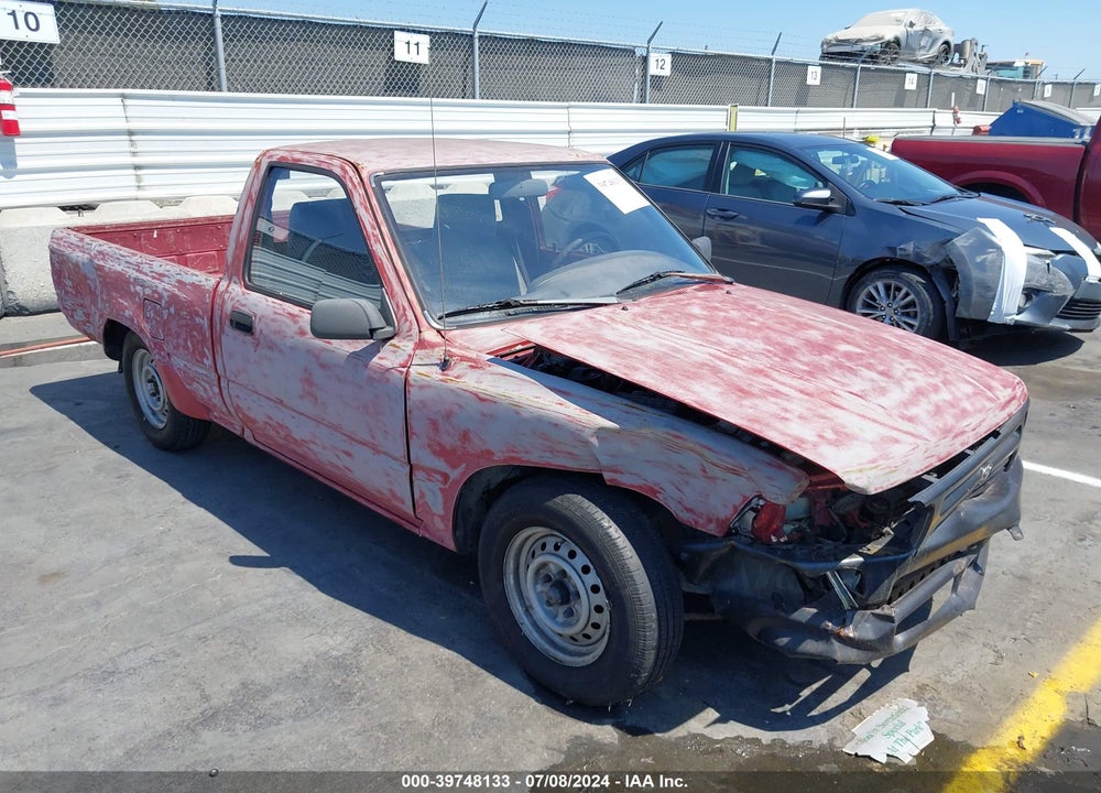 1992 TOYOTA PICKUP 1/2 TON SHORT WHLBASE STB VIN: 4TARN81A3NZ034382
