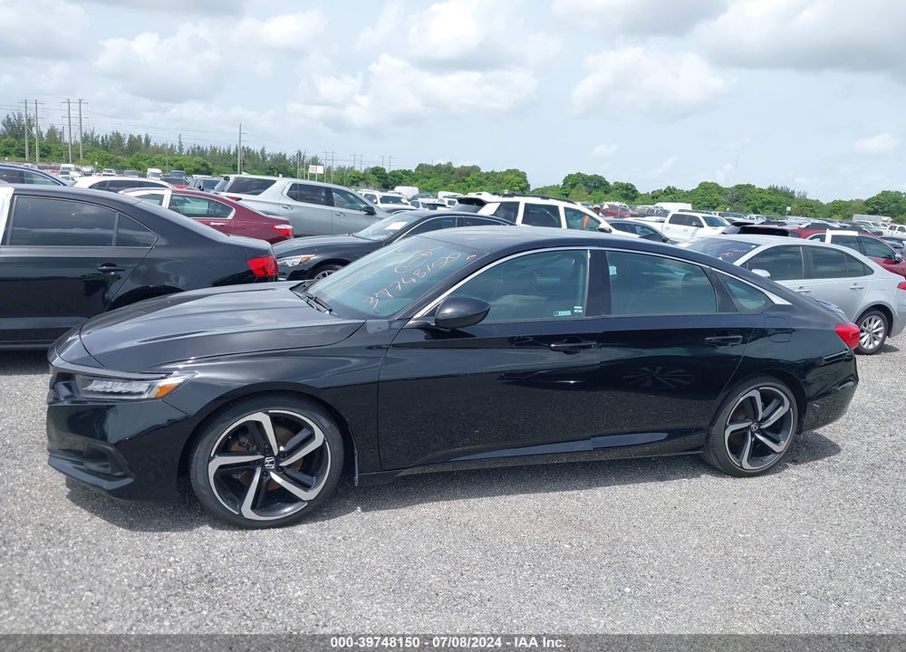2021 HONDA ACCORD SPORT VIN: 1HGCV1F38MA074404