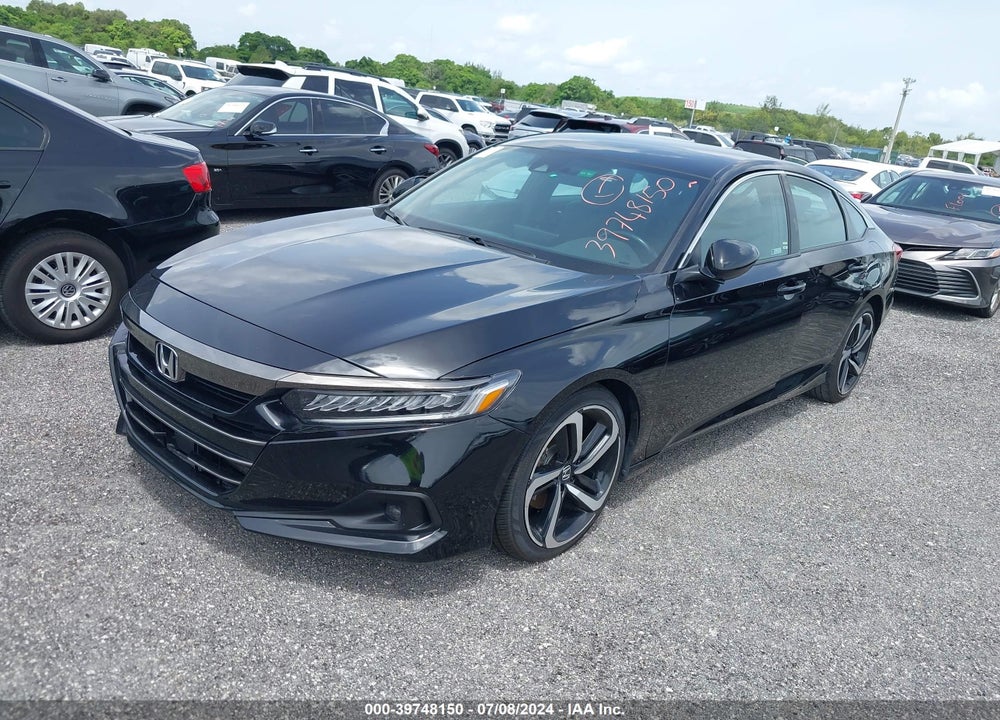 2021 HONDA ACCORD SPORT VIN: 1HGCV1F38MA074404