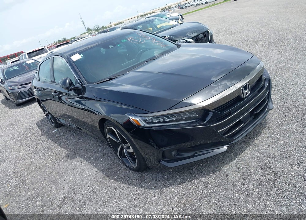 2021 HONDA ACCORD SPORT VIN: 1HGCV1F38MA074404