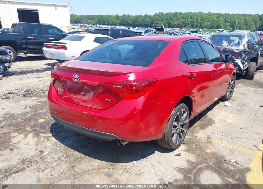 2017 TOYOTA COROLLA SE VIN: 2T1BURHE9HC839437