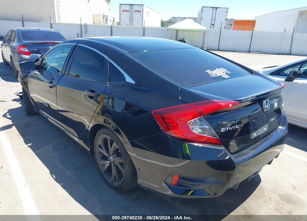 2020 HONDA CIVIC SPORT VIN: 2HGFC2F80LH572861