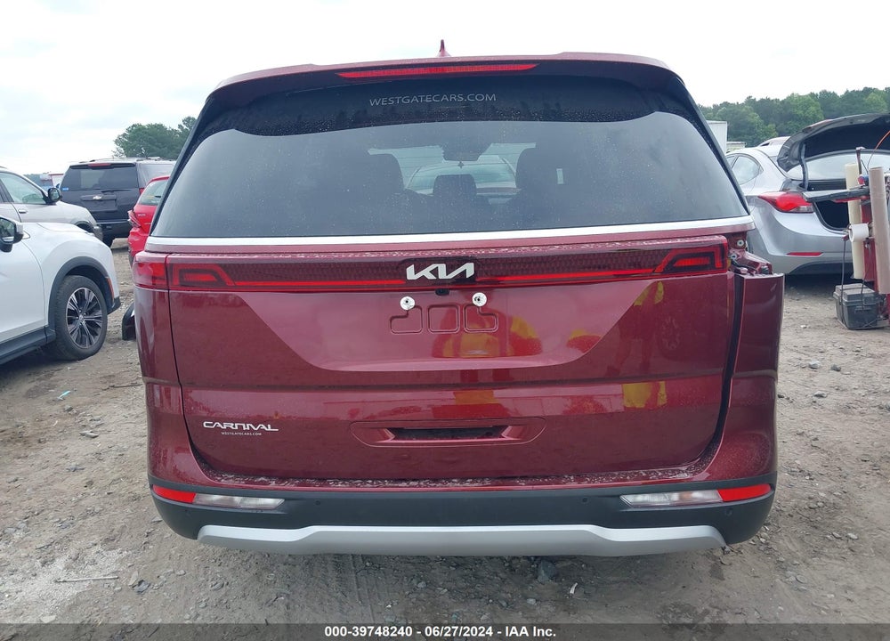2024 KIA CARNIVAL MPV LX SEAT PACKAGE VIN: KNDNB4H34R6365801