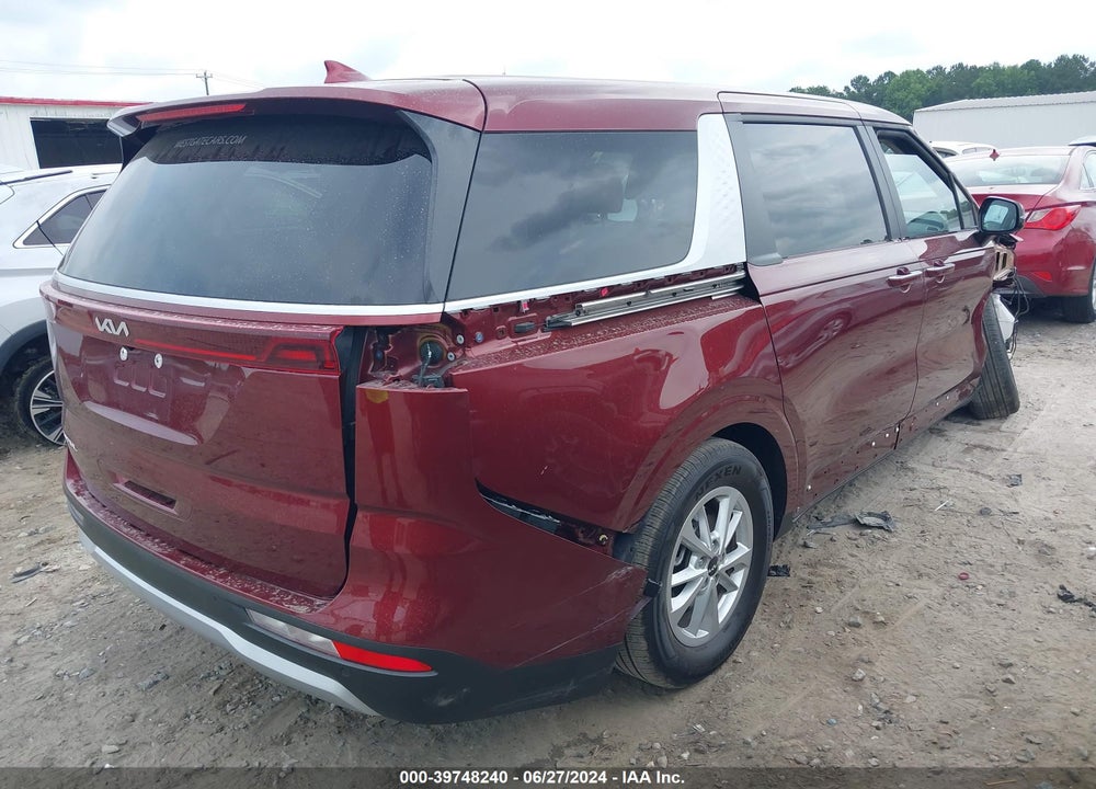 2024 KIA CARNIVAL MPV LX SEAT PACKAGE VIN: KNDNB4H34R6365801