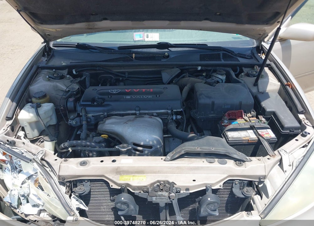 2004 TOYOTA CAMRY LE VIN: 4T1BE32K44U830520