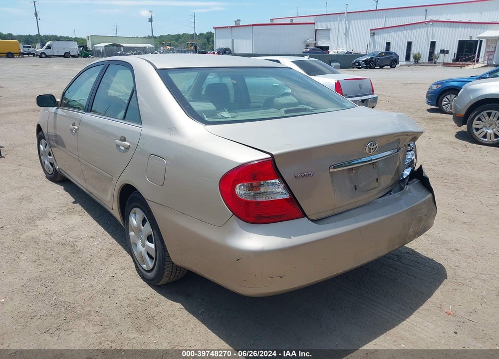 2004 TOYOTA CAMRY LE VIN: 4T1BE32K44U830520