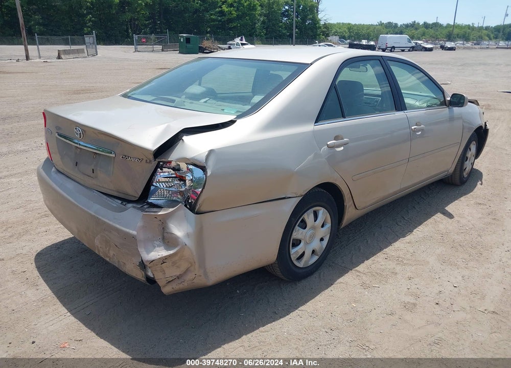 2004 TOYOTA CAMRY LE VIN: 4T1BE32K44U830520