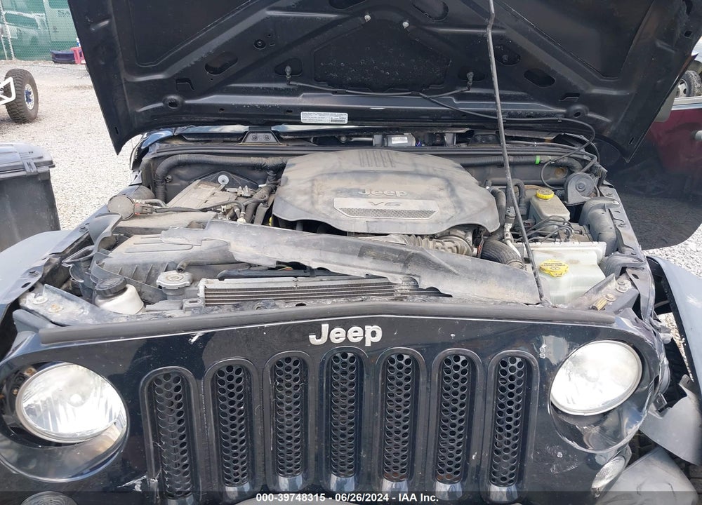 2014 JEEP WRANGLER SPORT VIN: 1C4GJWAG3EL235587