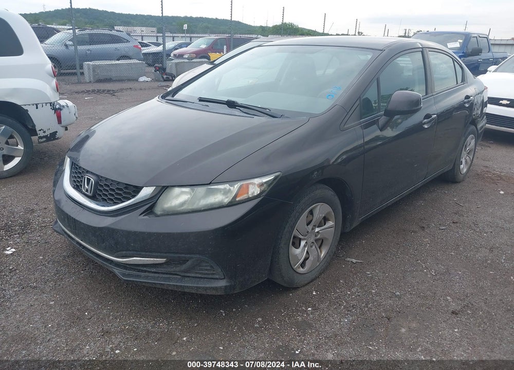 2013 HONDA CIVIC LX VIN: 2HGFB2F59DH551551