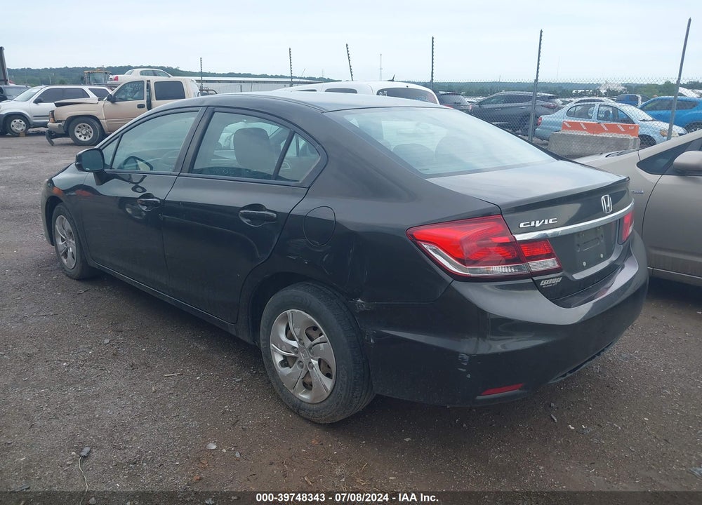 2013 HONDA CIVIC LX VIN: 2HGFB2F59DH551551