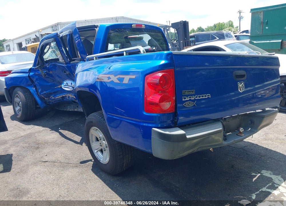 2008 DODGE DAKOTA SXT/BIGHORN/LONESTAR VIN: 1D7HE38K08S500547