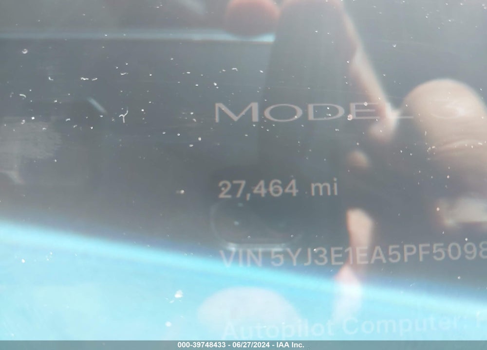 2023 TESLA MODEL 3 VIN: 5YJ3E1EA5PF509874