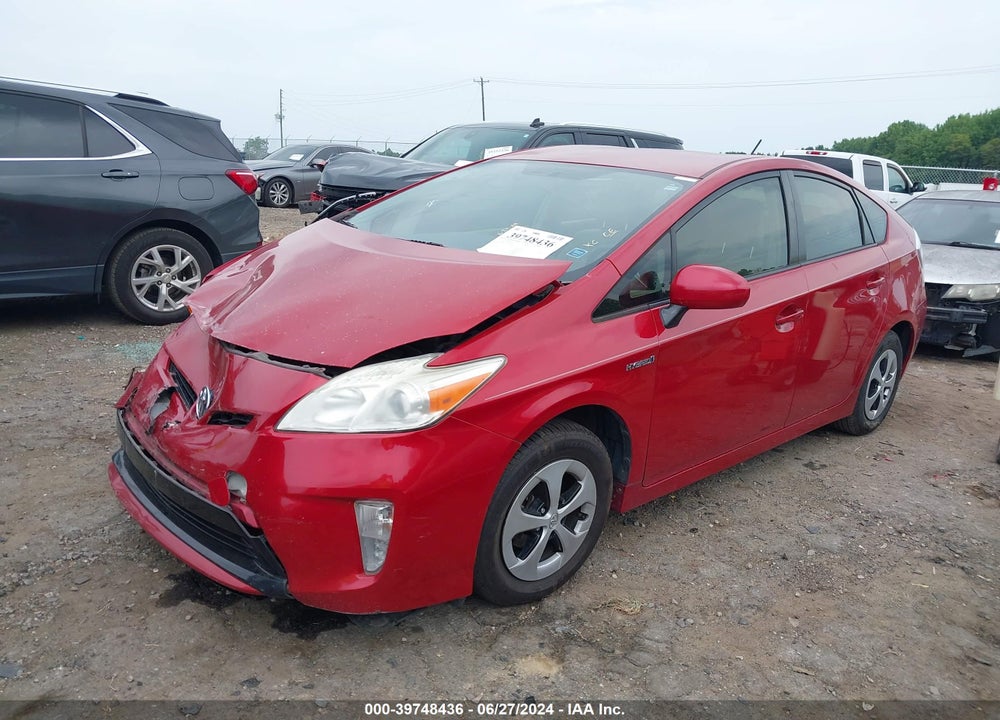 2013 TOYOTA PRIUS TWO VIN: JTDKN3DU1D5545836