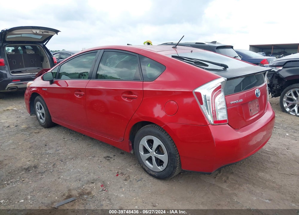 2013 TOYOTA PRIUS TWO VIN: JTDKN3DU1D5545836
