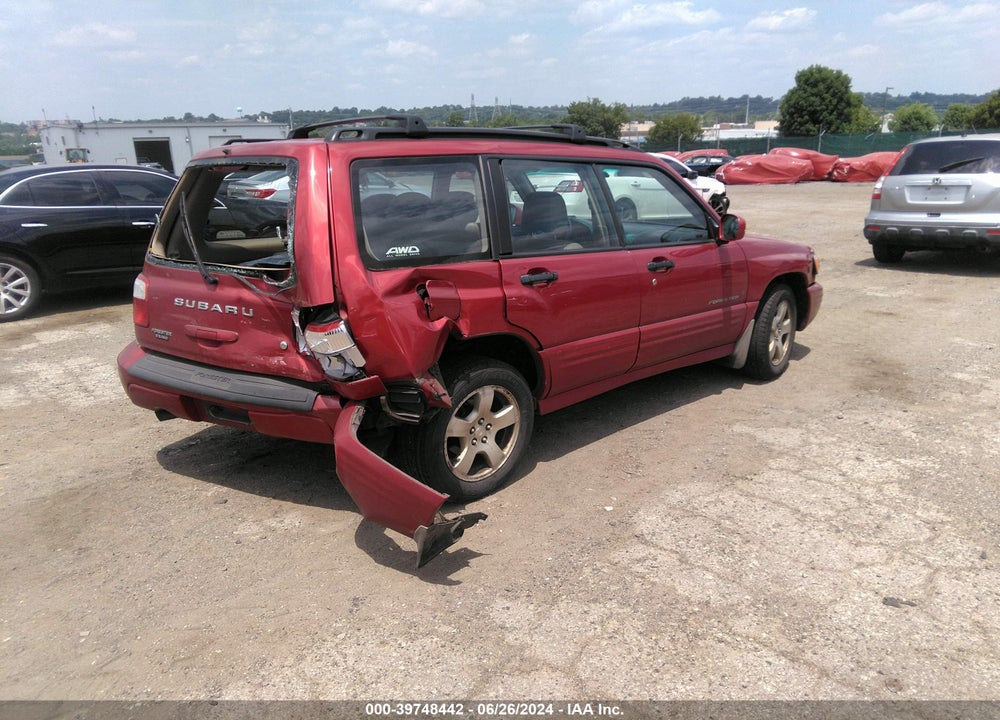 2002 SUBARU FORESTER VIN: JF1SF65642H743990