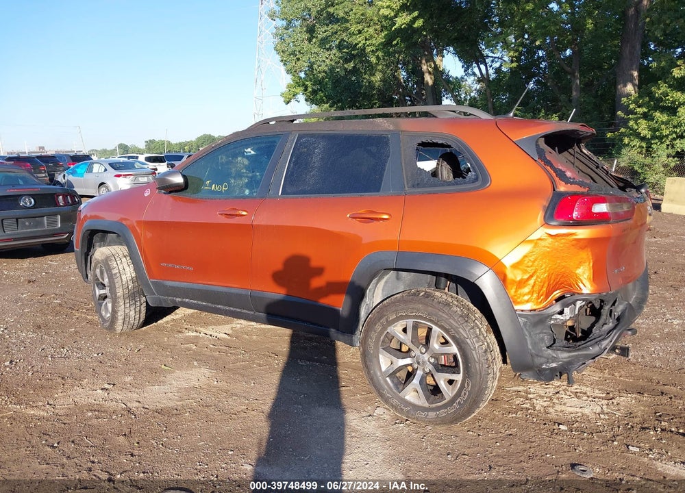 2015 JEEP CHEROKEE TRAILHAWK VIN: 1C4PJMBS7FW647406