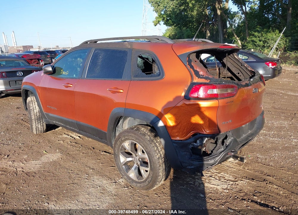 2015 JEEP CHEROKEE TRAILHAWK VIN: 1C4PJMBS7FW647406
