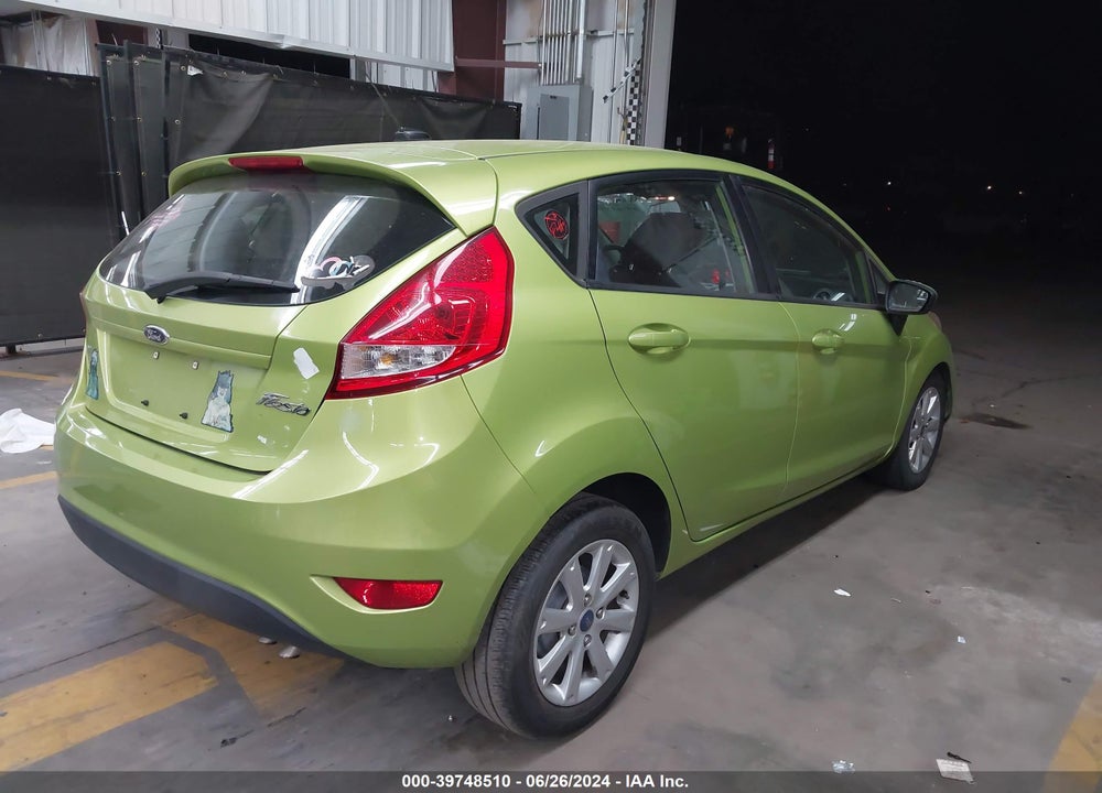 2012 FORD FIESTA SE VIN: 3FADP4EJ9CM218676