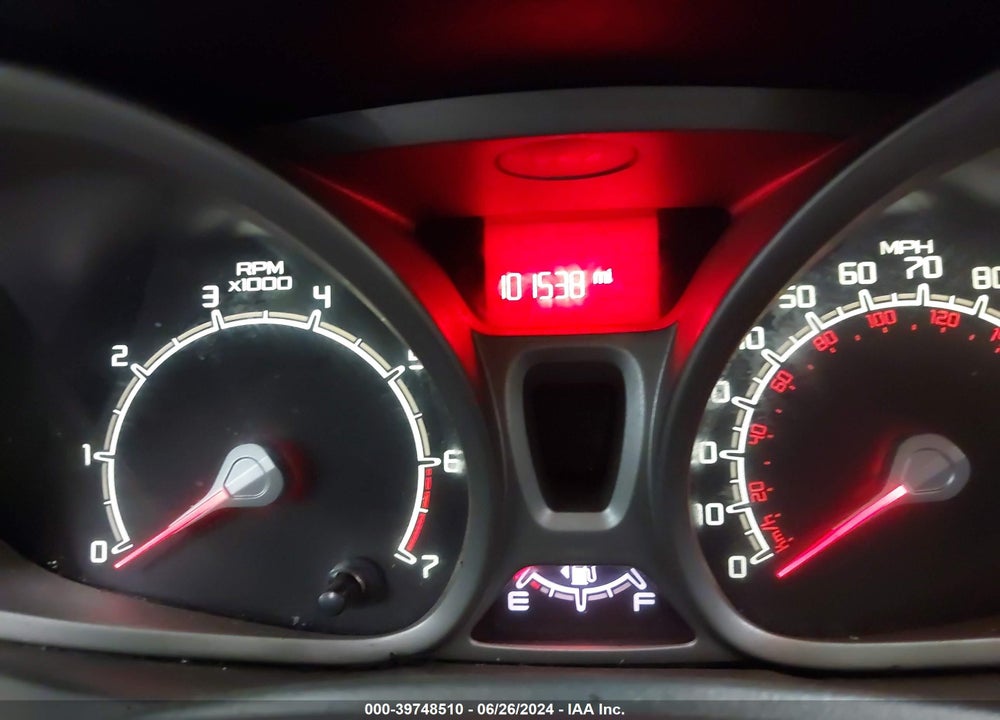 2012 FORD FIESTA SE VIN: 3FADP4EJ9CM218676